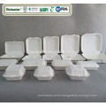 Disposable Sugarcane 3 Compartment Lunch Boxes